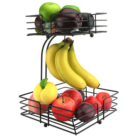 2 Tier Fruit Basket with Hanger