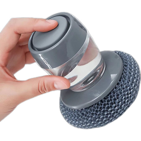 Steel Soap Pump Dish Brush