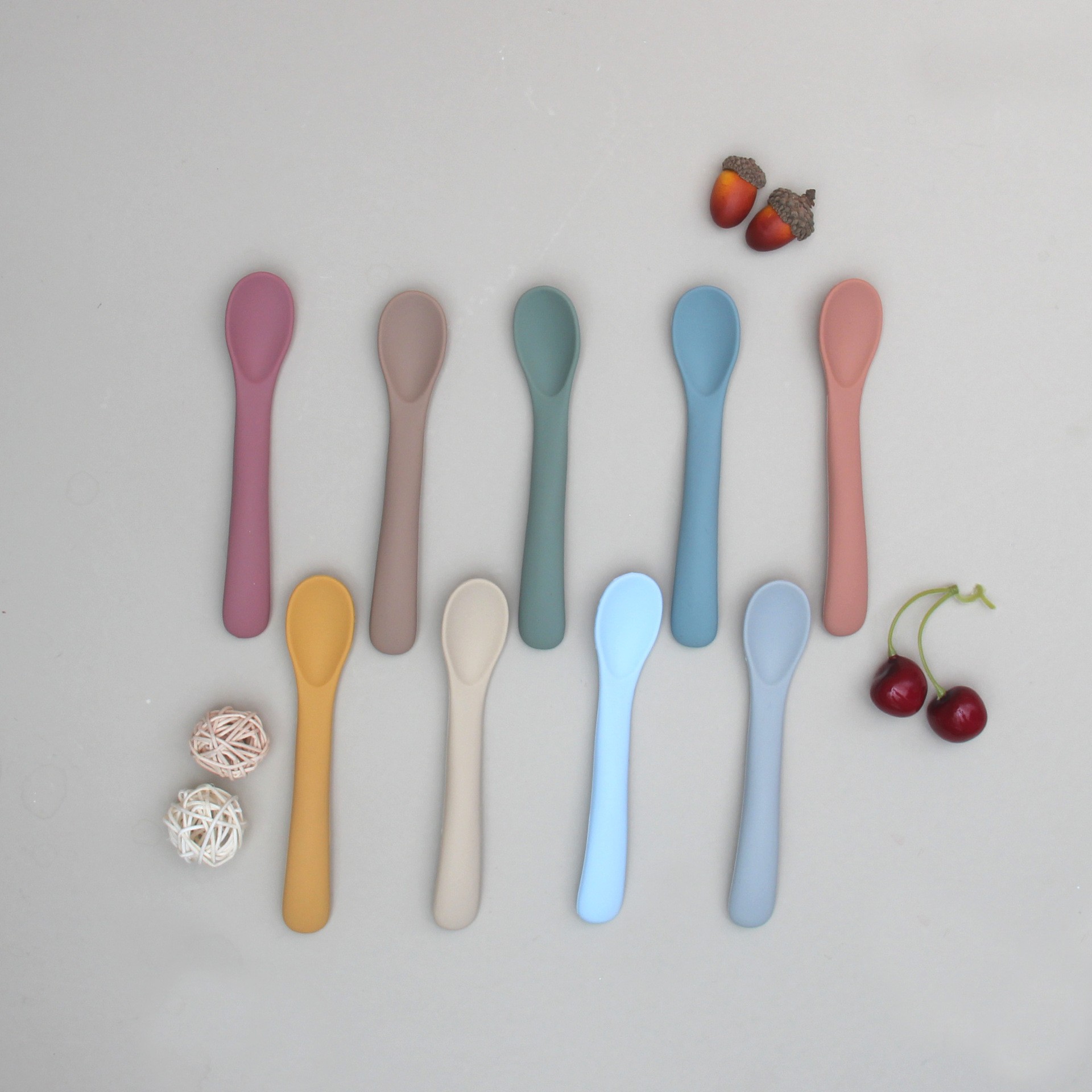 Kids Silicone Feeding Spoon