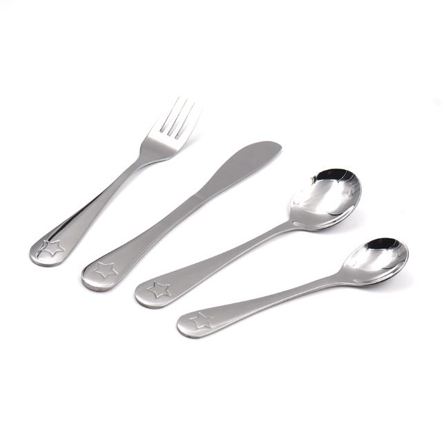 Kids Metal Flatware Baby Set