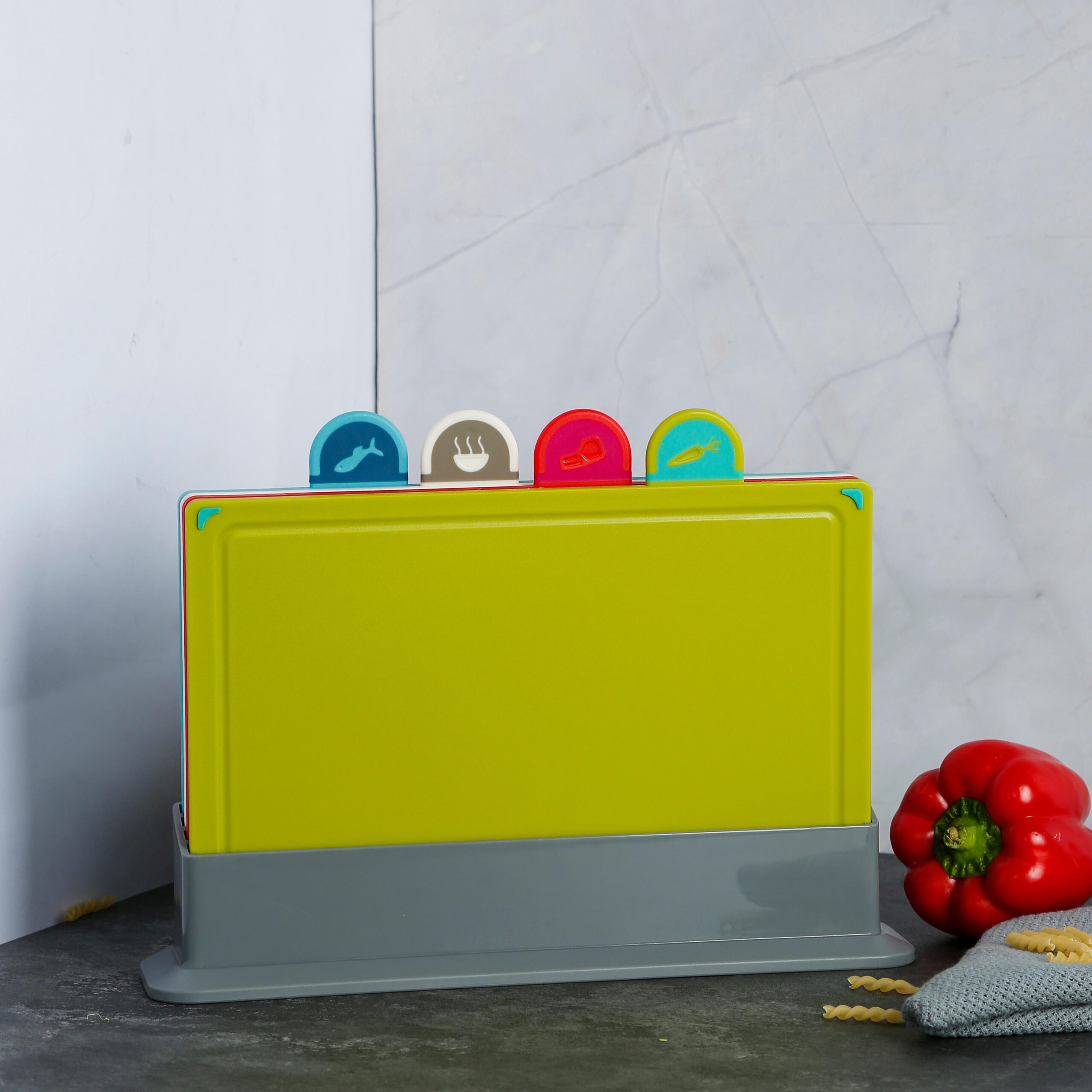 4pcs Plastic Cutting Board