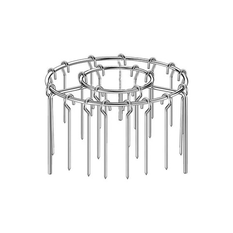 Trapezoid Fold Smokele Stainless Steel Grill