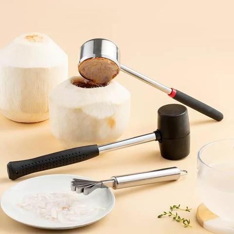 Coconut Opener Tools Stainless Steel Mallet