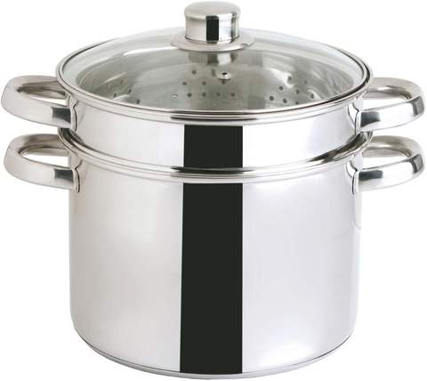 8QT Stainless Steel Steamer Multipot Set