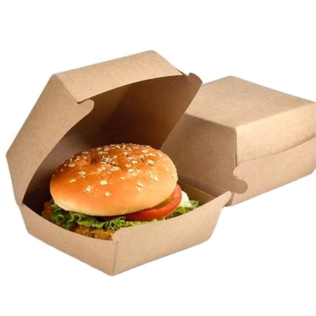 Kraft Burger Box Brown Take Out