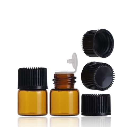 1 5ml Mini Amber Oil Vial