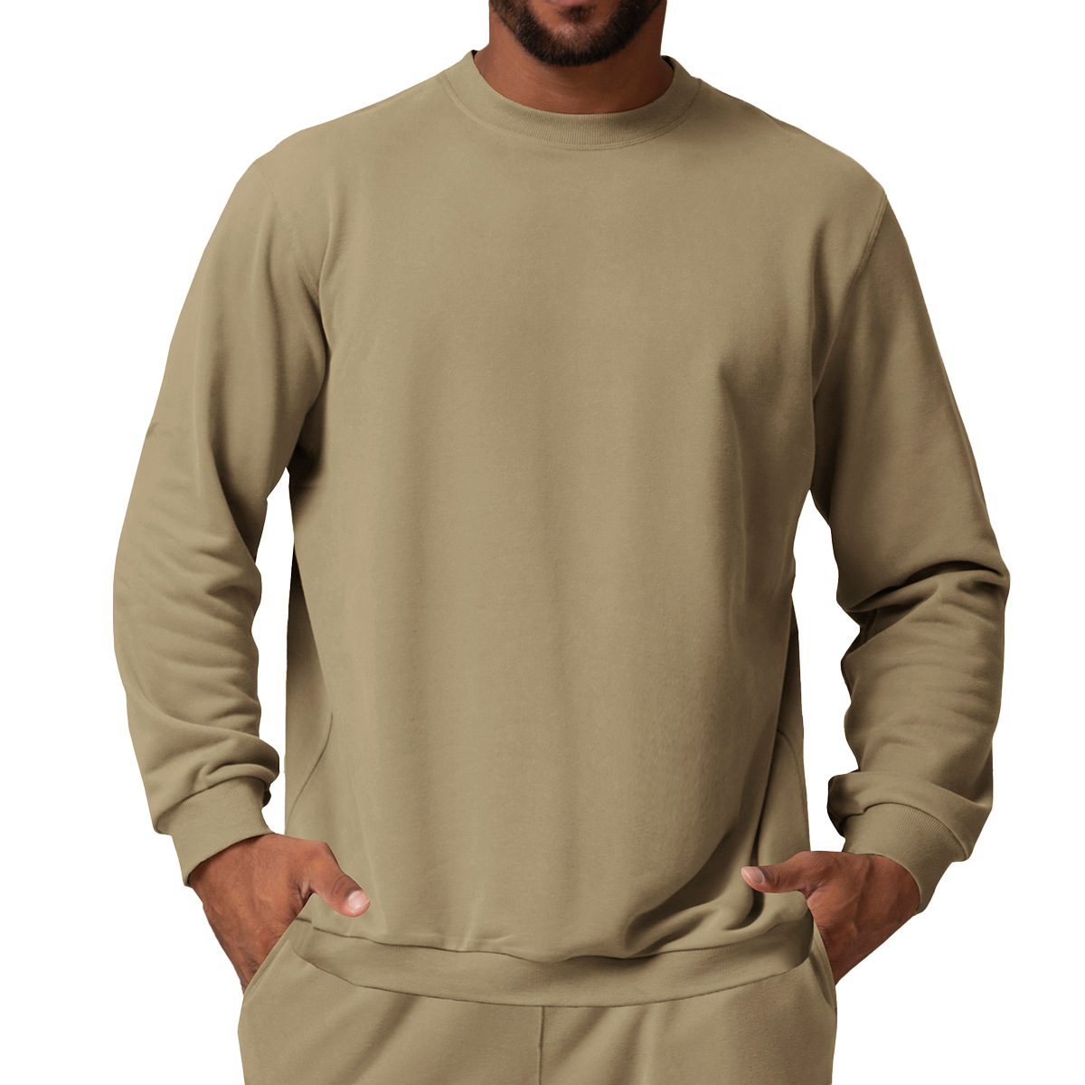 Men Plus Leisure Sweatshirt