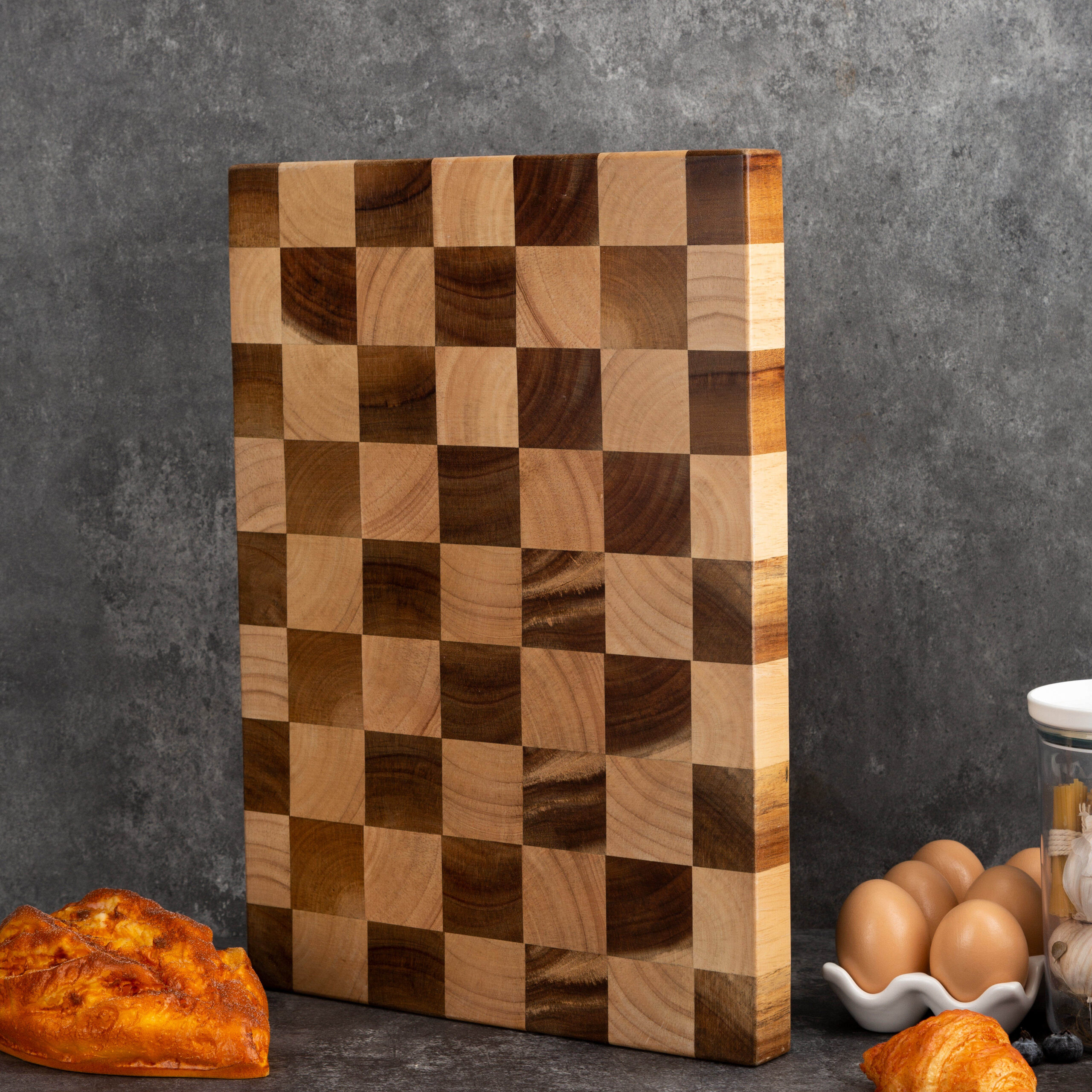 Rectangle Acacia and Rubber Wood Cheese Board