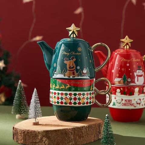 M-Christmas-Ceramic-Teapot-Teacups-Set-with.jpg_480x480.jpg Drinks Juice Sparkling Cup
