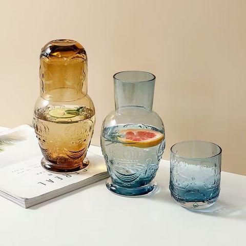 M-Retro-Crown-Relief-Clear-Glass-Bedside.jpg_480x480.jpg Crown Glass Night Carafe Set