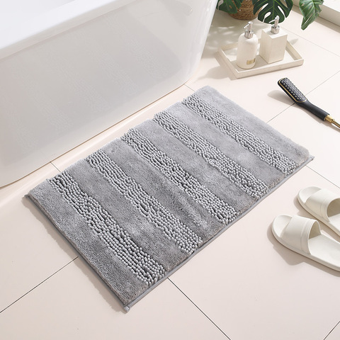 Chenille Pearl Yarn Non Slip Door Mat