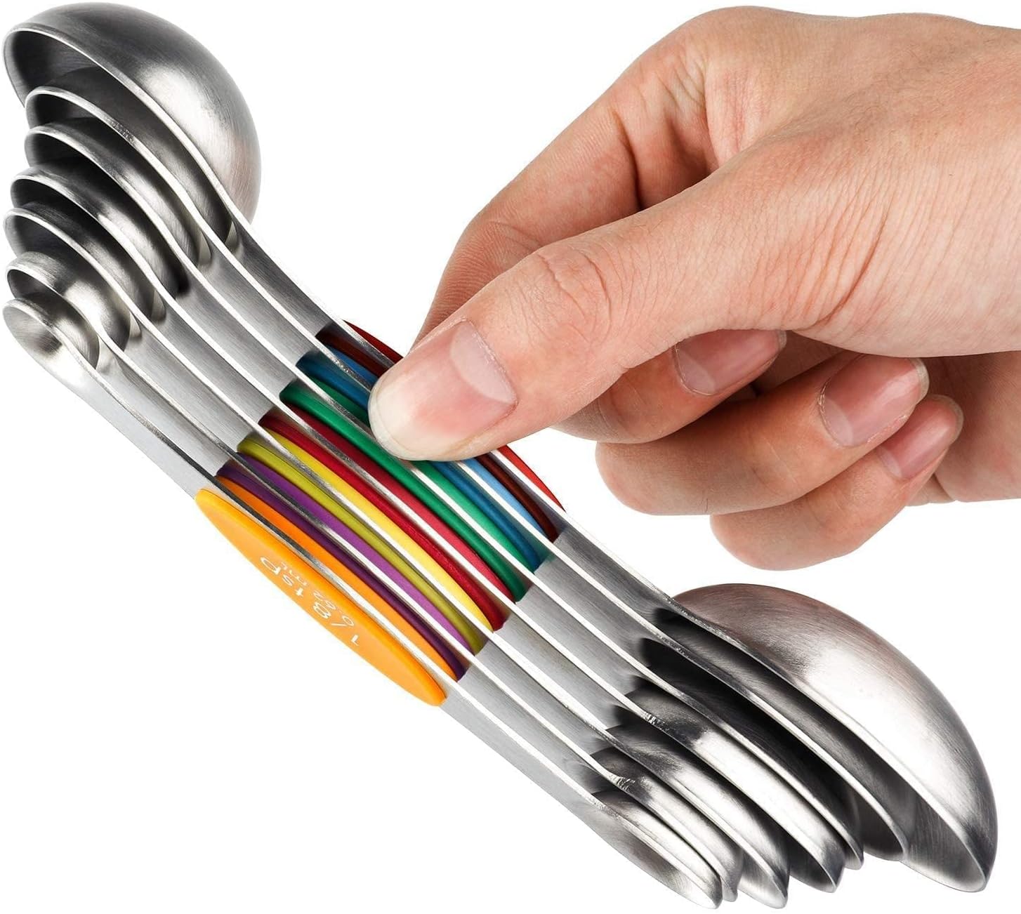 Magnetic 7pc Double Sided Measuring Spoons