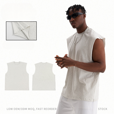 Men Terry Wide-Neck Tee