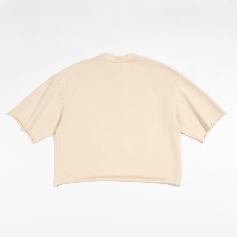Men Terry Wide-Neck Tee