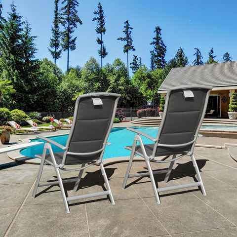 2 Piece Aluminum Sun Lounger
