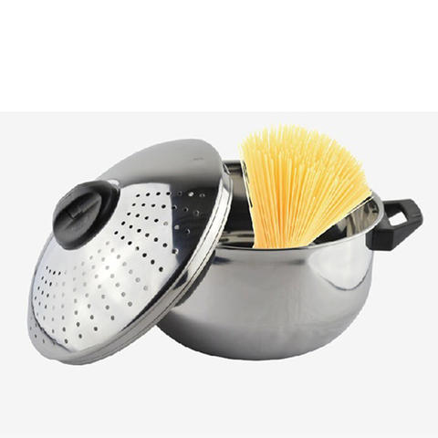 Double Handle Stainless Steel Saucepan