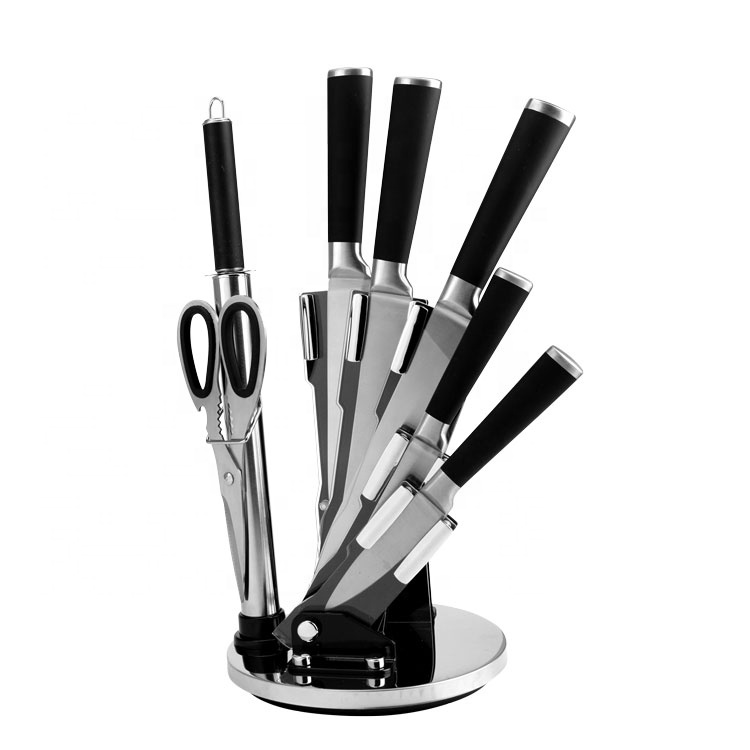 Stainless Steel Kitchen Knife Set with Hollow Handle