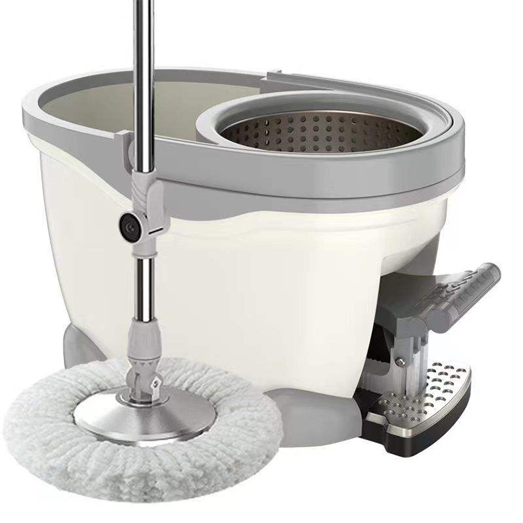 SS Pedal 360 Magic Spin Mop Bucket