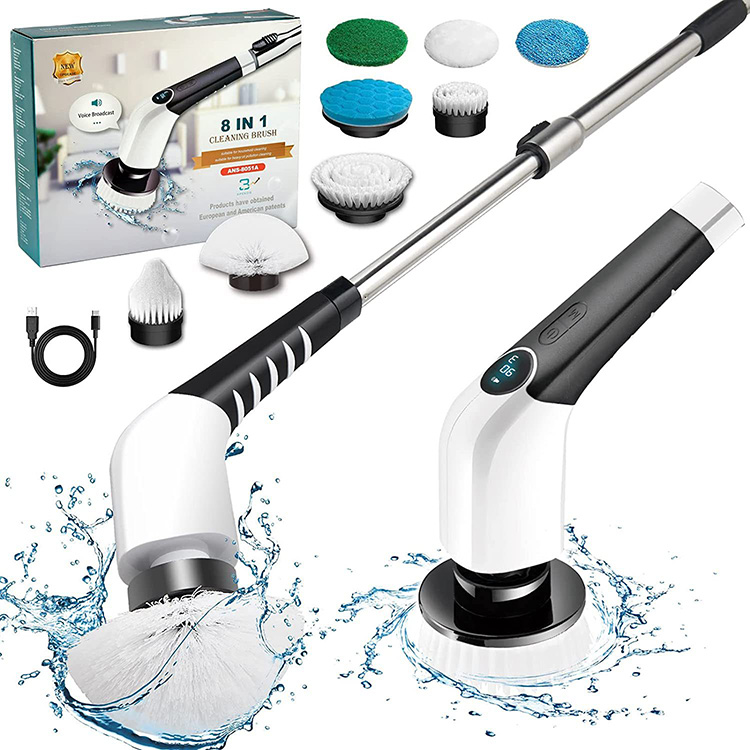 8 in 1 Bathroom Spin Scrubber