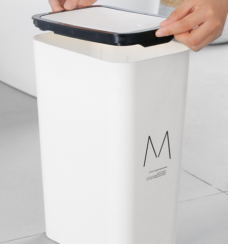 Pop Lid Wastebasket