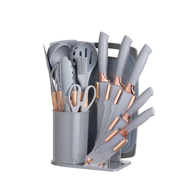 18 Pcs Silicone Flatware Set