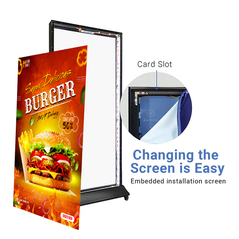 Waterproof Double-Sided PVC LED Stand