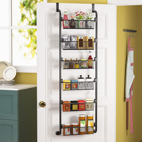 6 Tier Over Door Spice Rack