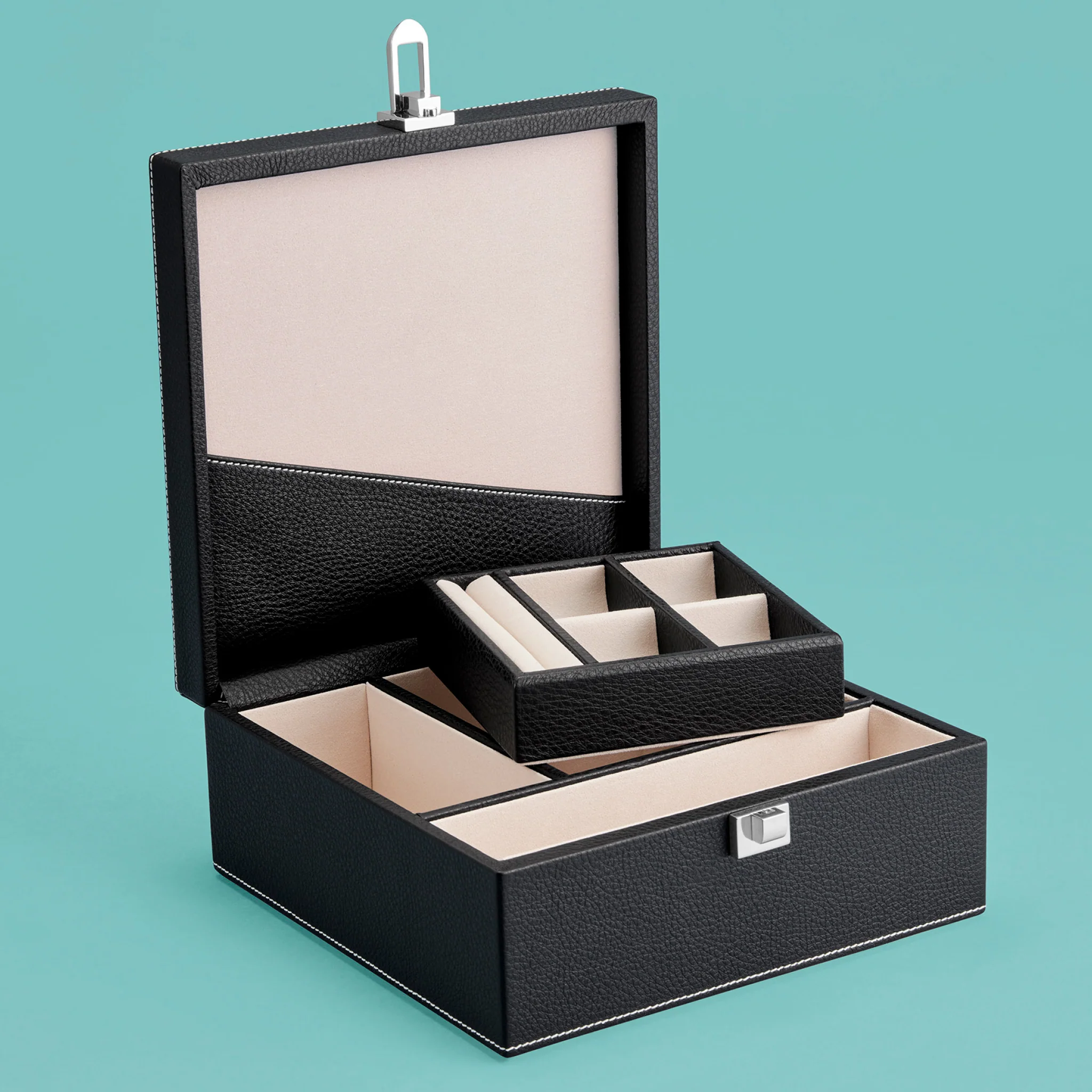 Elegant PU Leather Jewelry Box