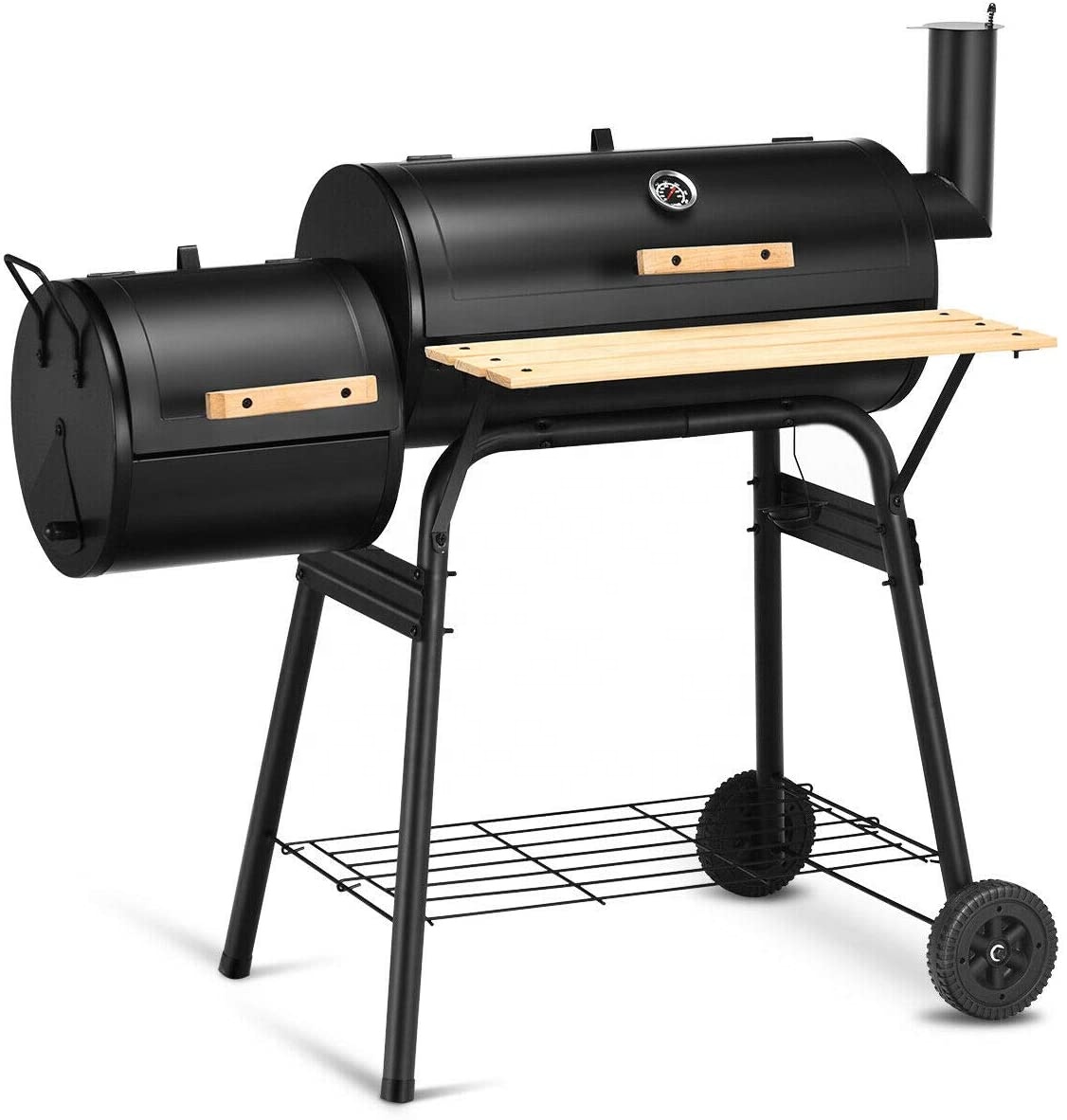 Punolazy Oil Drum Offset Smoker