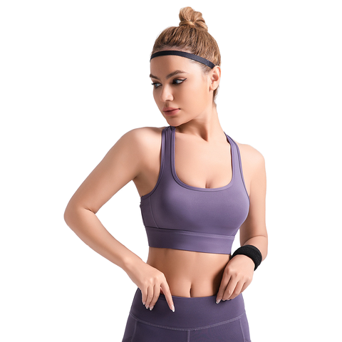 Peach Back Yoga Bra