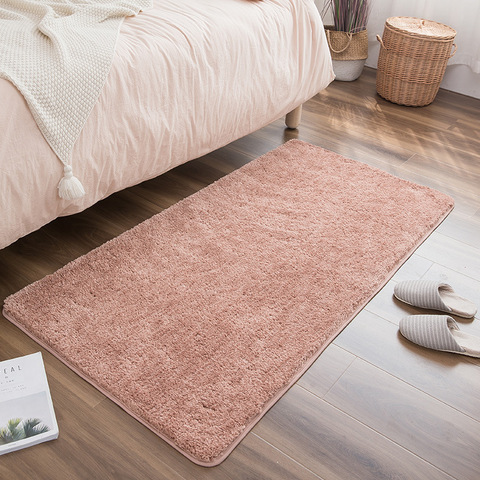 Thickened Polyester Bedside Carpet Mat