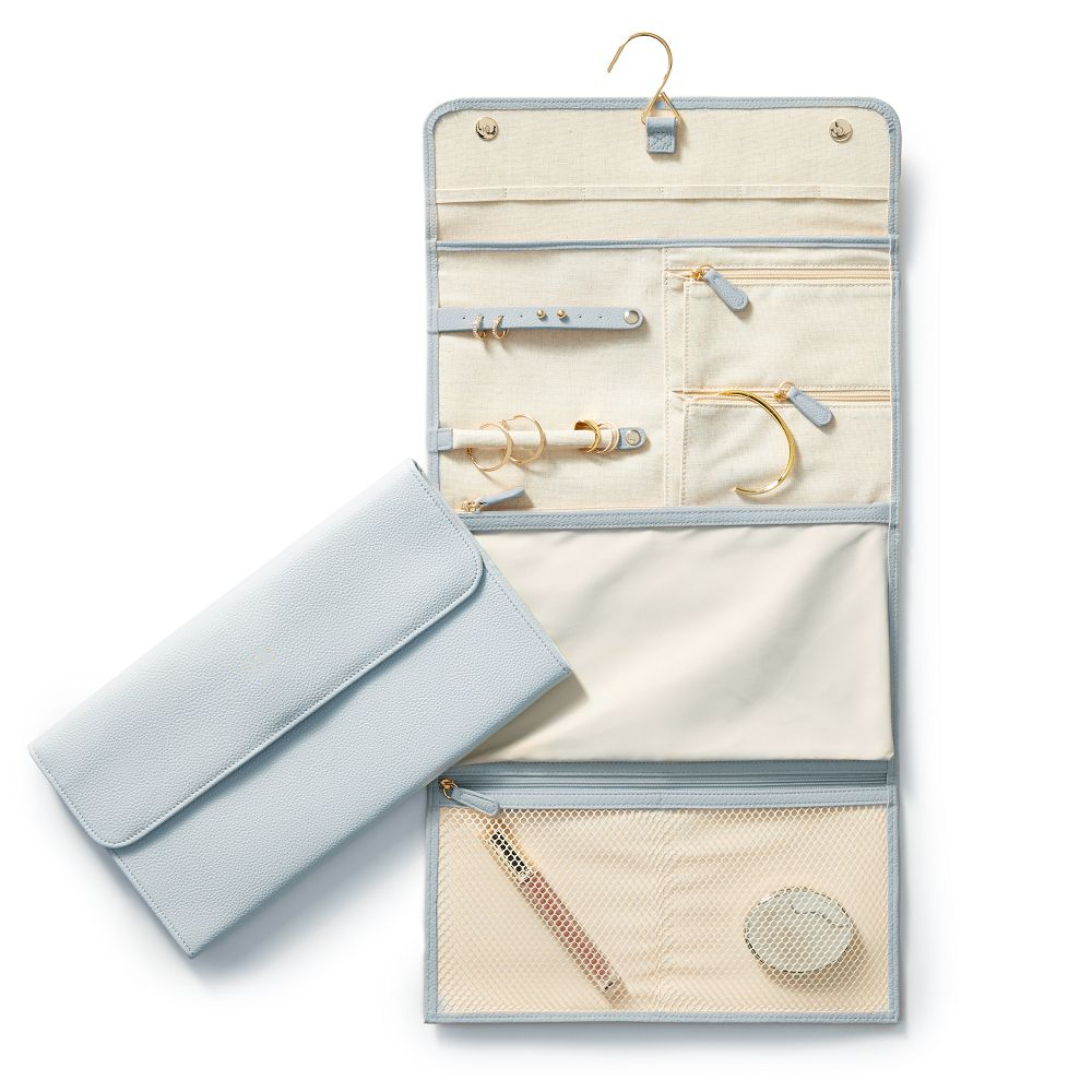 Portable Velvet Jewelry Storage