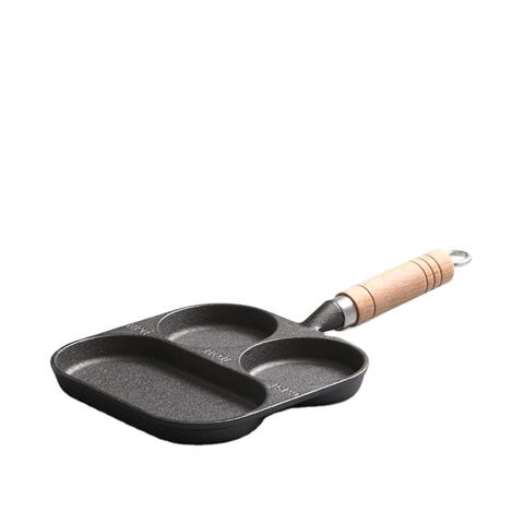 Cast Iron Egg Pancake Pan Pre seasoned