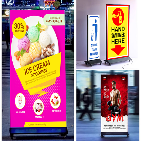Premium Double-Sided Fabric LED Banner
