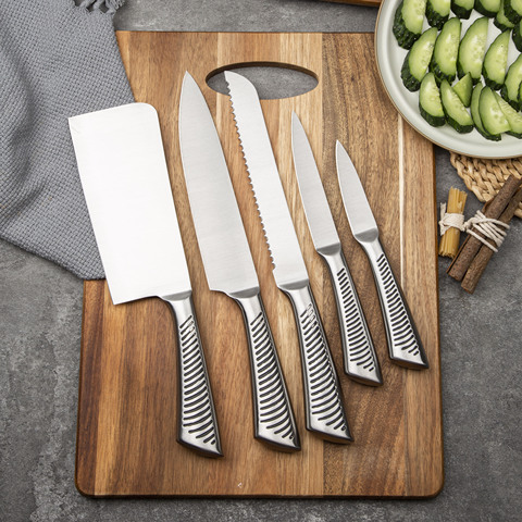 5pcs Stainless Steel Chef Knife Set