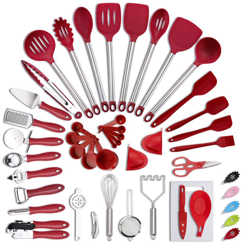 42pcs Nylon & Stainless Steel Baking Utensil Set