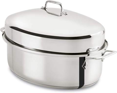Oval Chicken Roaster with Dome Lid