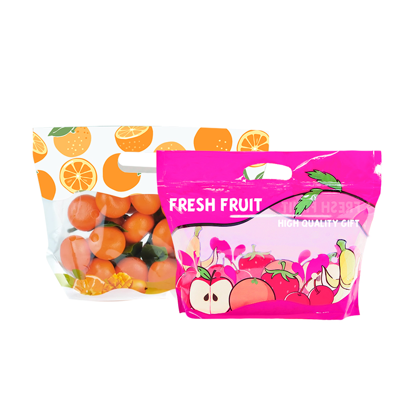 Fruit Shaped Clear Zip Food Bag