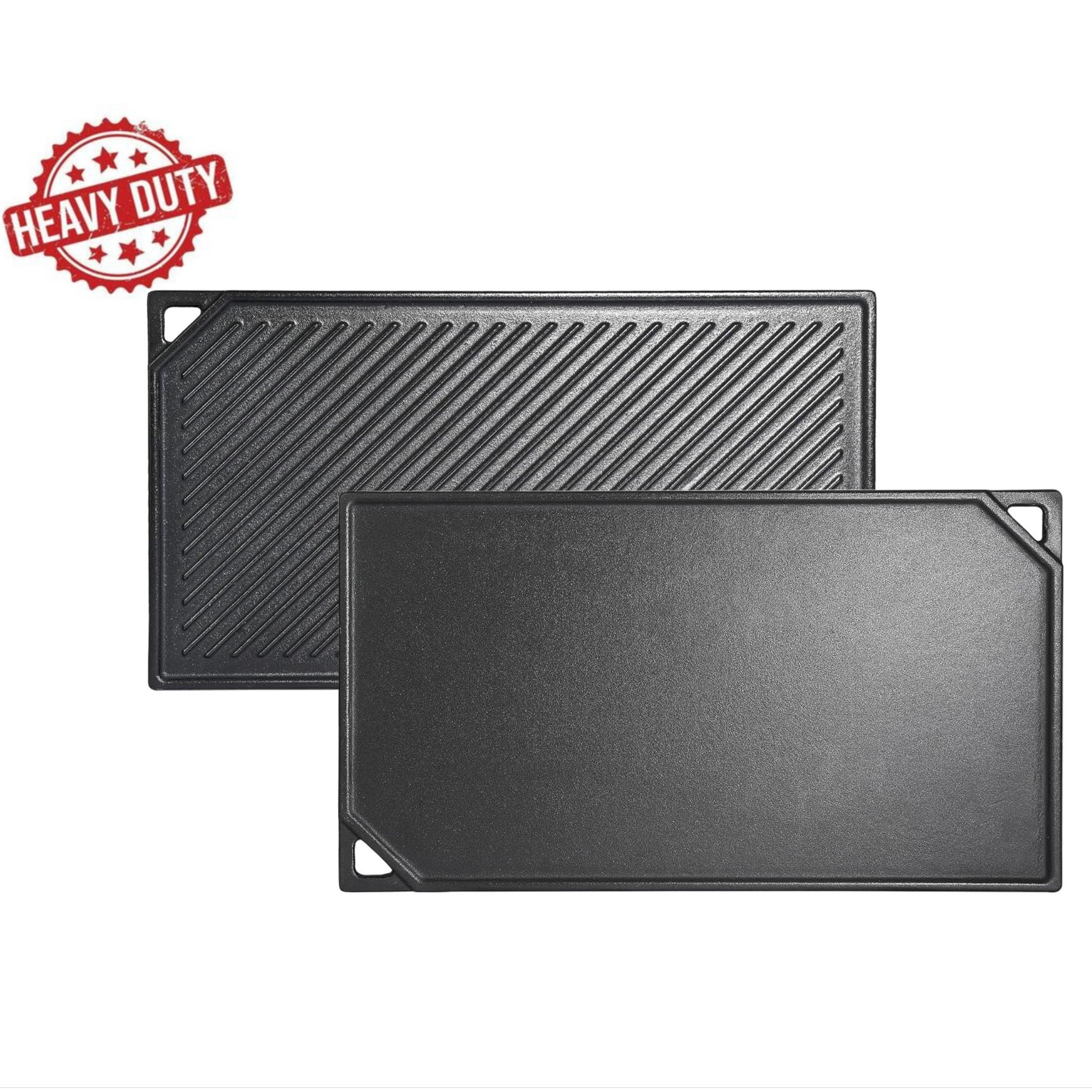 Reversible Cast Iron Griddle Plate