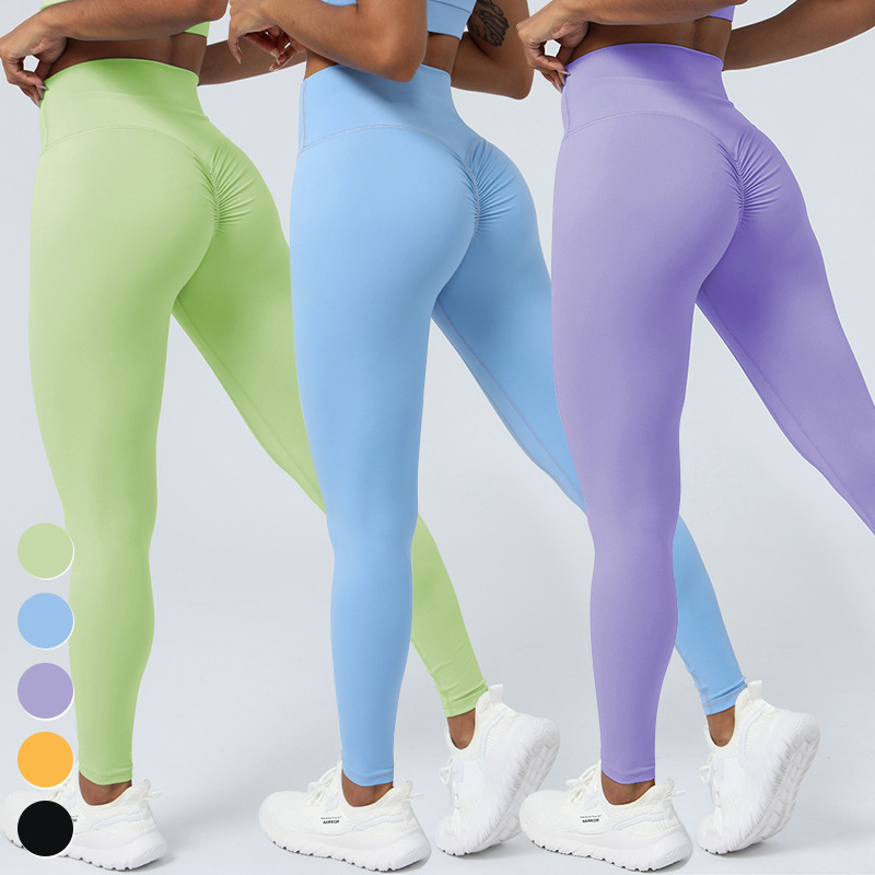 Logo Scrunch Running Leggings