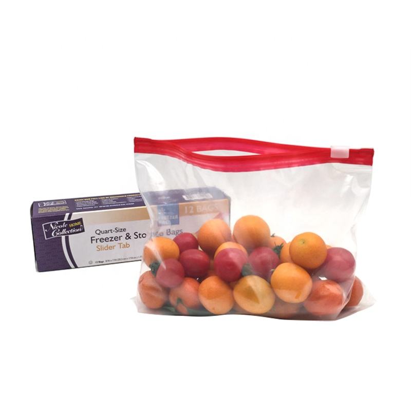 Slider Zip Lock PE Storage Bag