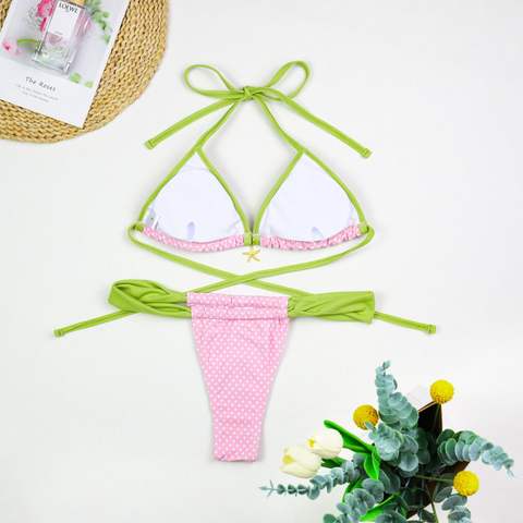High Waist Print Bikini