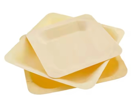 Square Wooden Plate Disposable