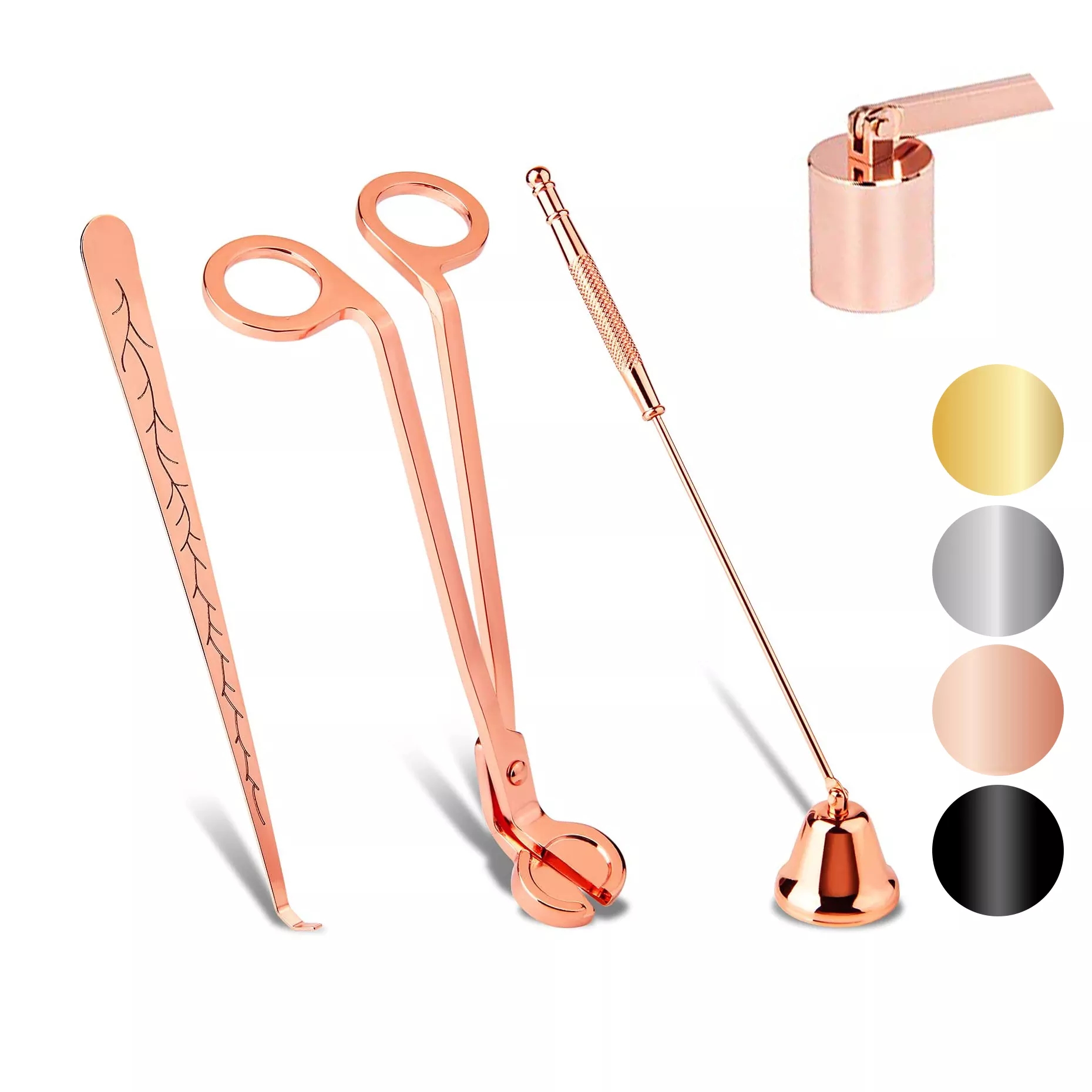 Stainless Steel Candle Wick Trimmer Kit