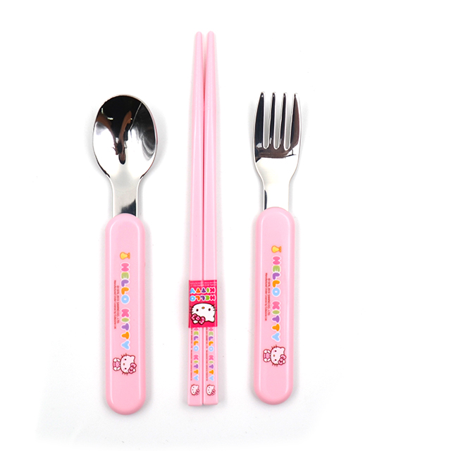 Stainless Steel Baby Cutlery Plastic Handle