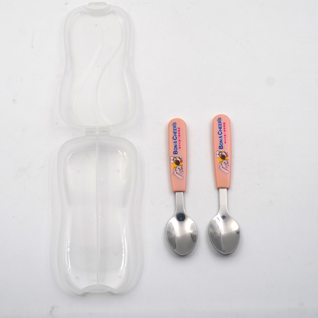 Cartoon Handle Kids Tableware Gift