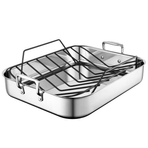 6pc Honeycomb Fry Pan Set Steel