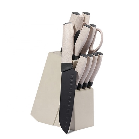 Stylishly Coated Non Stick Kitchen Knife Set
