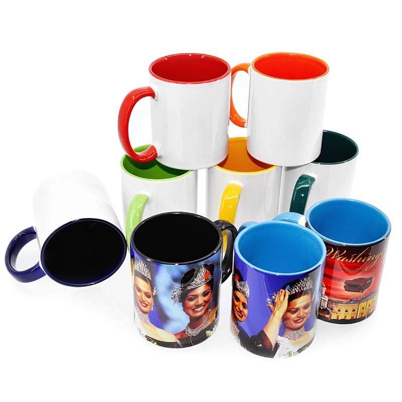 11oz Inner Handle Color Mug