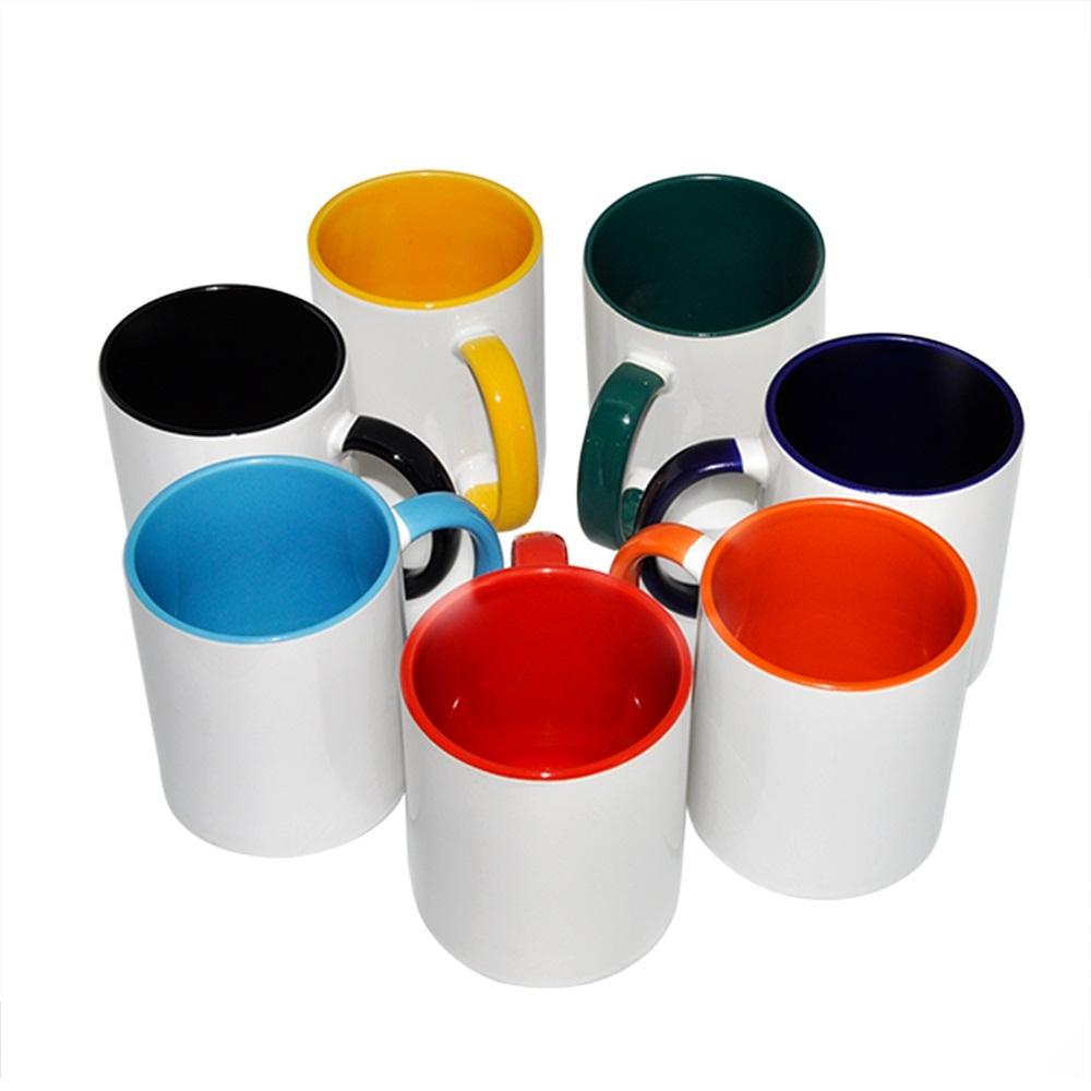 11oz Inner Handle Color Mug Wholesale